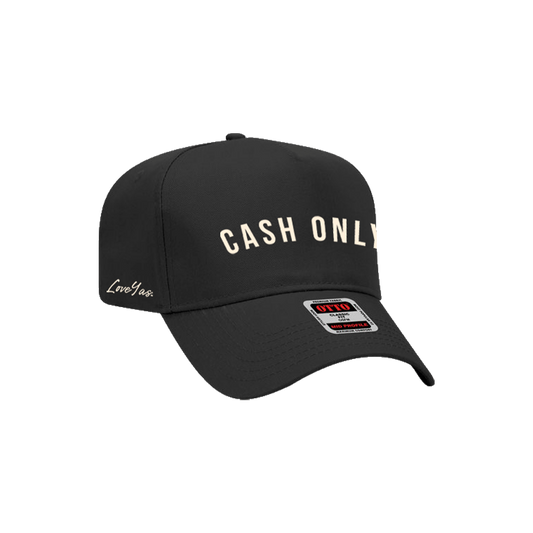 Cash Only Snapback Hat