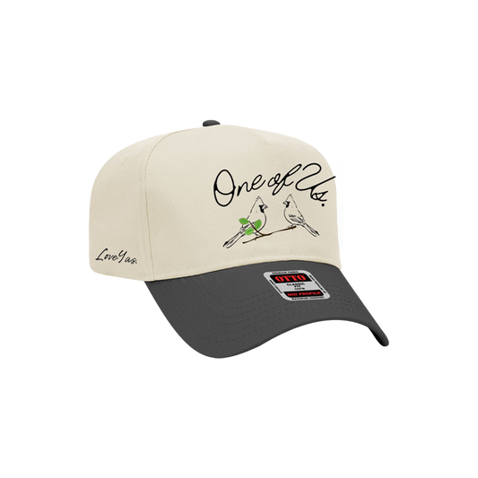 One of Us Snapback Hat (Black/White)